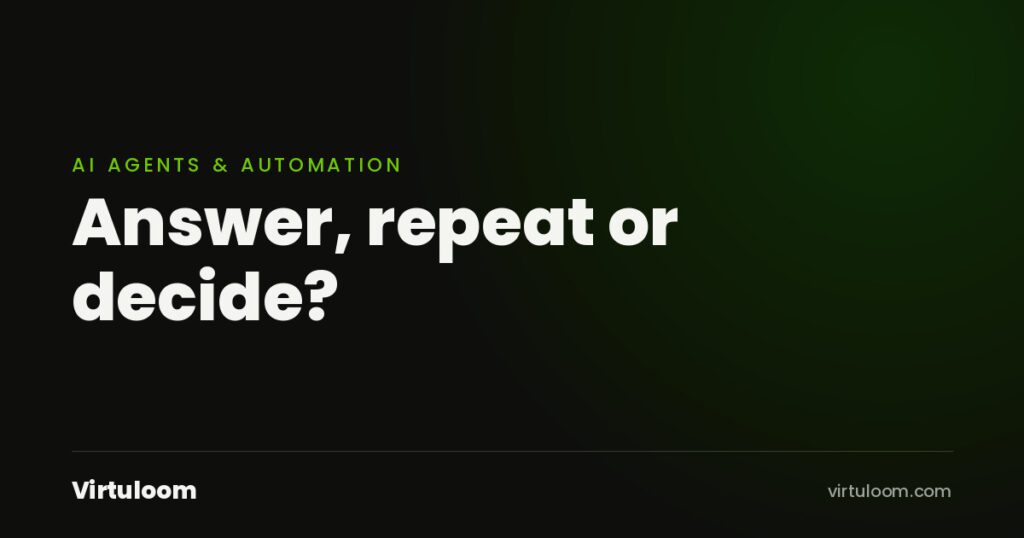 Branded cover: Answer, repeat or decide?