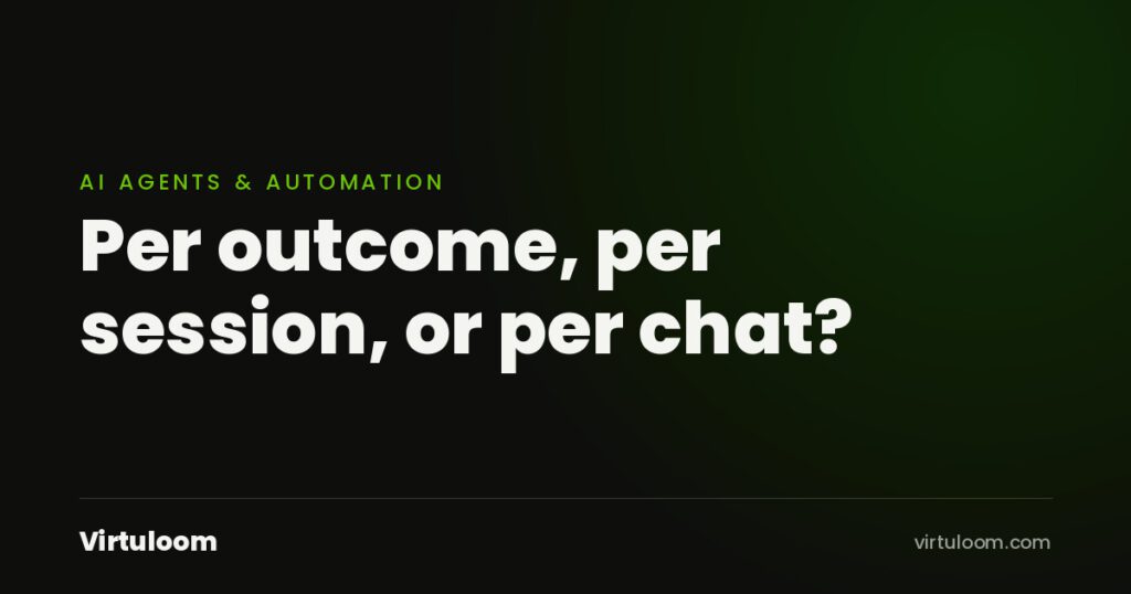 Cover reading: Per outcome, per session, or per chat? AI customer support tools compared