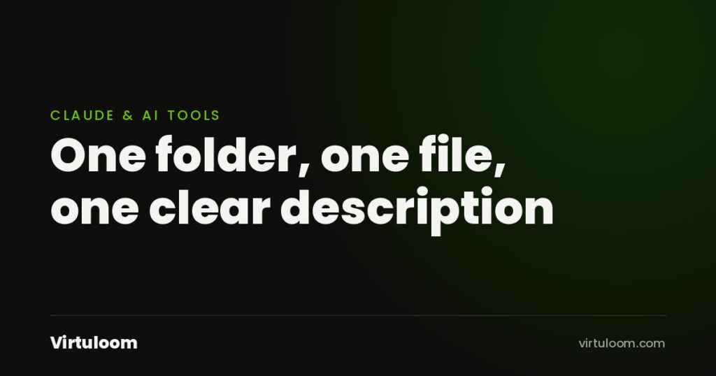 Cover for a guide to writing a Claude Skill: one folder, one file, one clear description